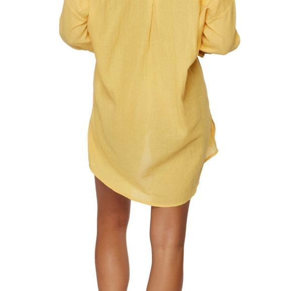 🏖☀️O'neill cover up belizin yellow size small 💛 - Picture 3 of 5